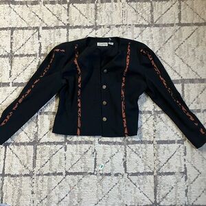 Stylish Black and Brown Women's Jacket